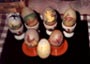 Painted hardboiled Easter Eggs